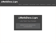 Tablet Screenshot of iwebdesign.biz